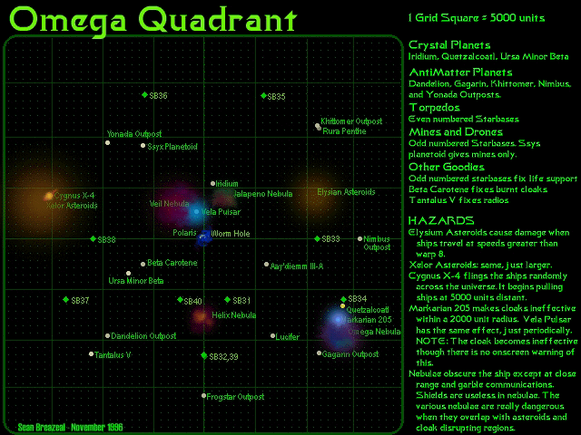 Omega Map 1990s